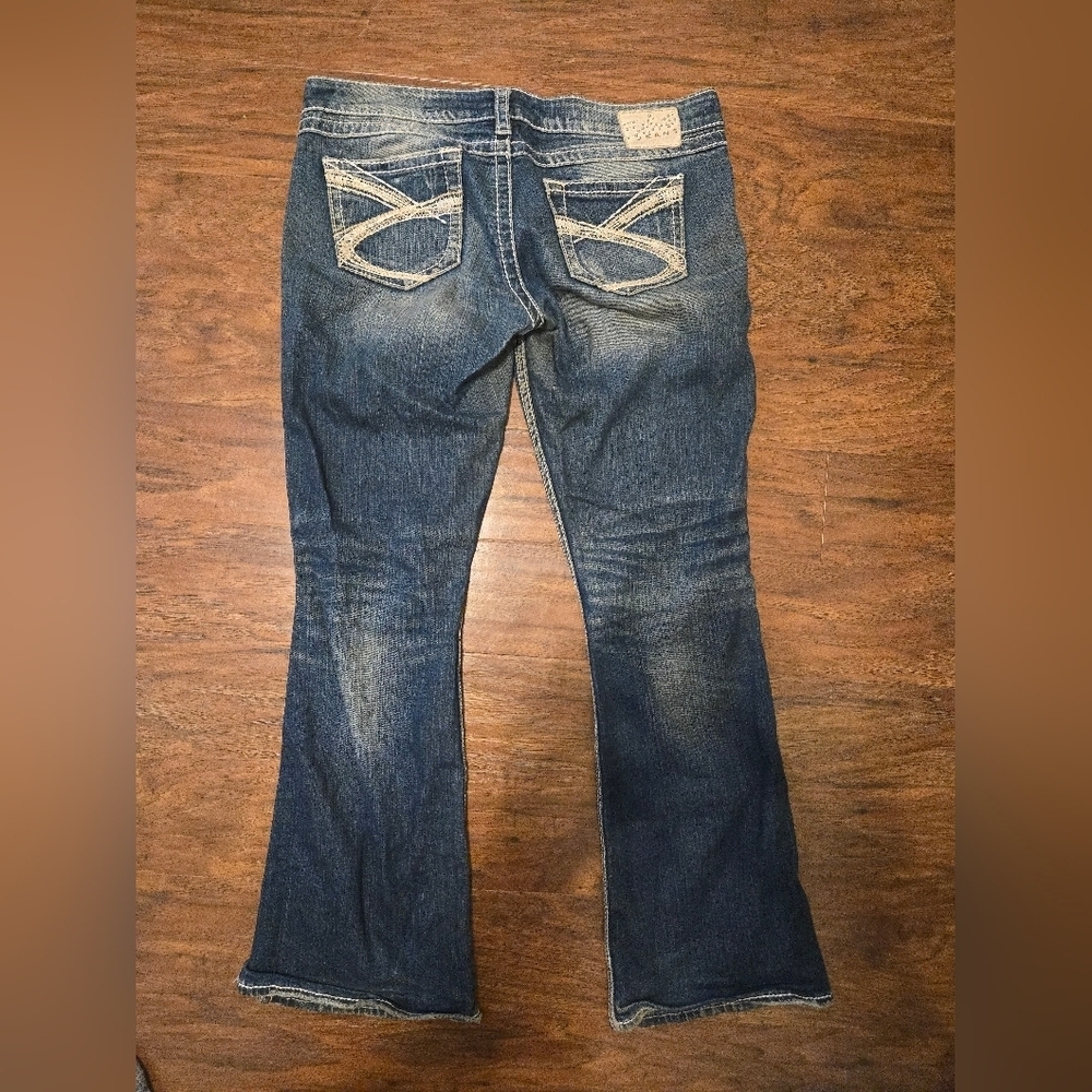 Silver Jeans Co Jeans Twisted Bootcut Distressed Womens Size 29/29 - Picture 1 of 7